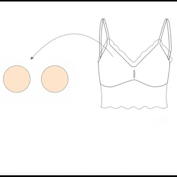 Nude beige lace bralette, new - Picture 11 of 11